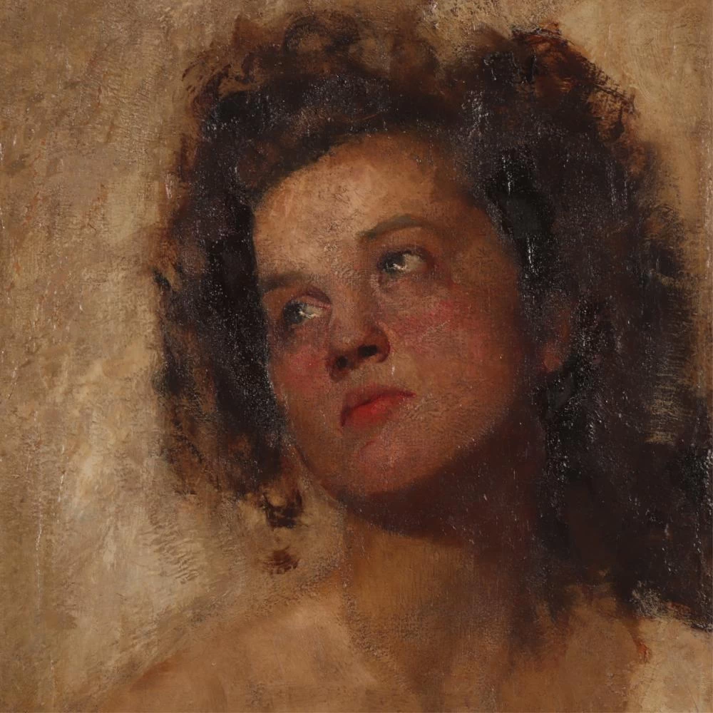 Giovane donna in contemplazione